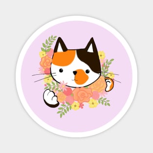 Calico Bouquet Magnet